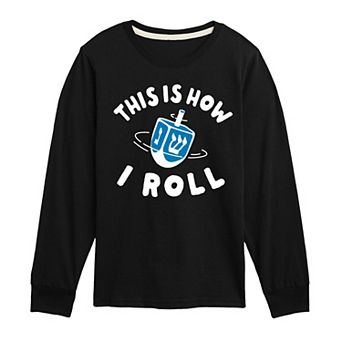 Boys 8-20 This is How I Roll Long Sleeve Graphic Tee