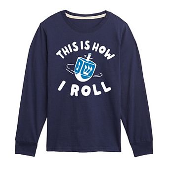 Boys 8-20 This is How I Roll Long Sleeve Graphic Tee