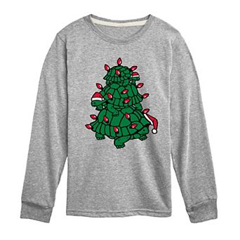 Boys 8-20 Turtle Tree Long Sleeve Graphic Tee