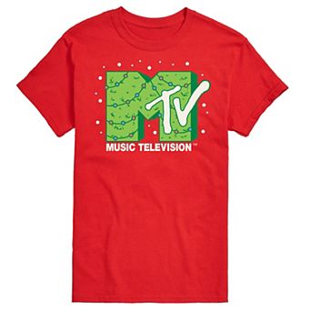 Men's MTV Christmas Tree Logo Graphic Tee