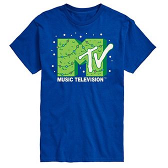 Men's MTV Christmas Tree Logo Graphic Tee