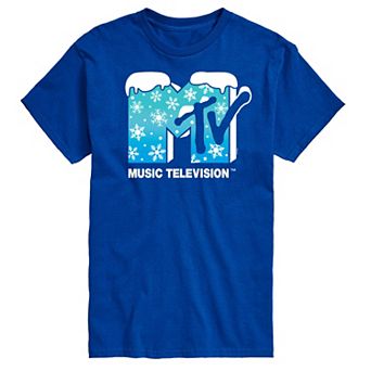 Men's MTV Snowflakes Logo Graphic Tee