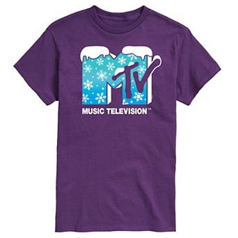 Men's MTV Snowflakes Logo Graphic Tee