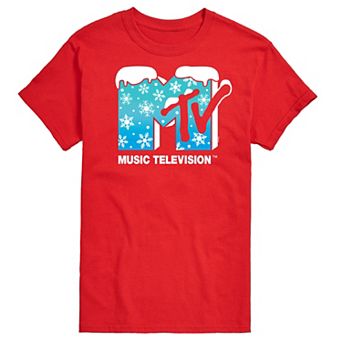 Men's MTV Snowflakes Logo Graphic Tee
