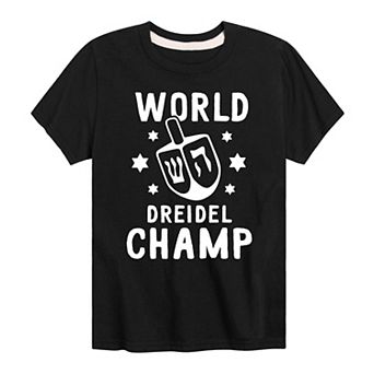 Boys 8-20 World Dreidel Champ Graphic Tee