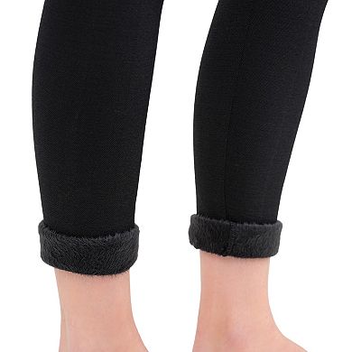Women's MUK LUKS Faux Fur Lined Leggings