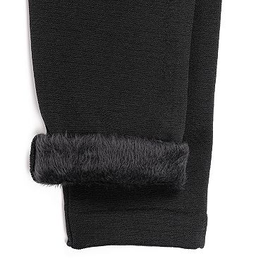 Women's MUK LUKS Faux Fur Lined Leggings