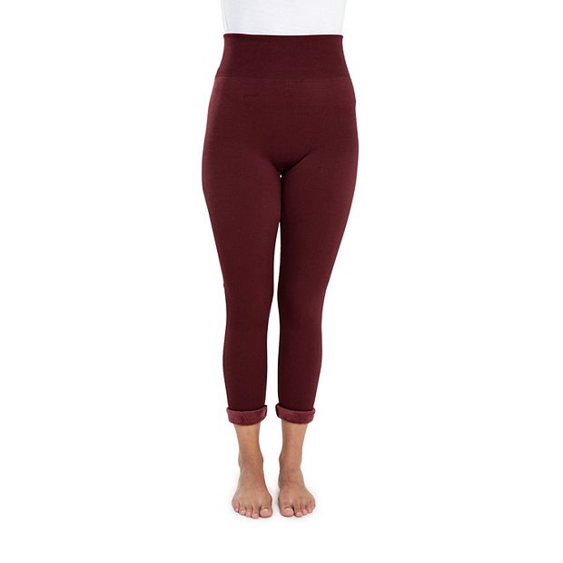 MUK LUKS Leggings Donna Foderati Pile - Comodi E Morbidi