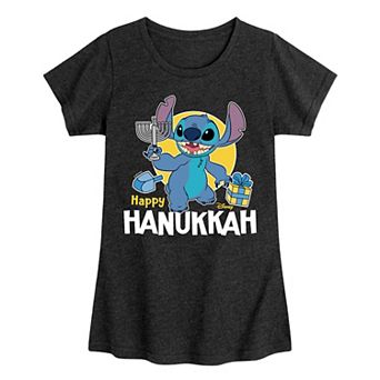 Disney's Lilo & Stitch Girls Happy Hanukkah Tee