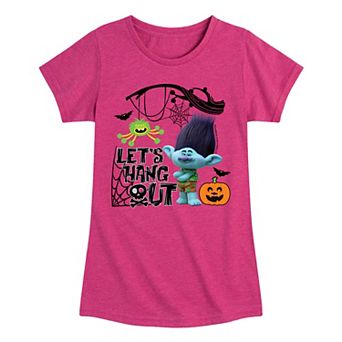Girls Trolls Let's Hang Out Graphic Tee