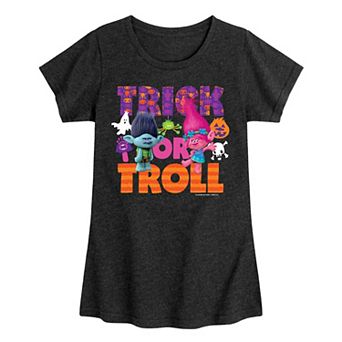 Girls Trolls Trick Or Troll Graphic Tee