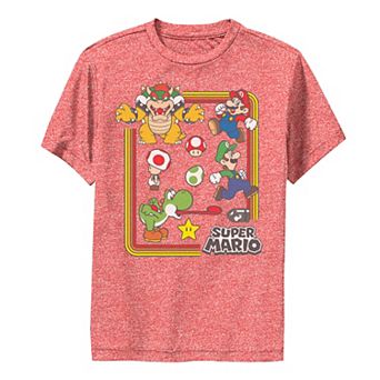 Boys 8-20 Super Mario Bros Characters Collection Graphic Tee