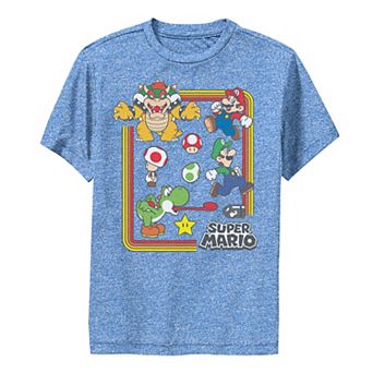 Boys 8-20 Super Mario Bros Characters Collection Graphic Tee