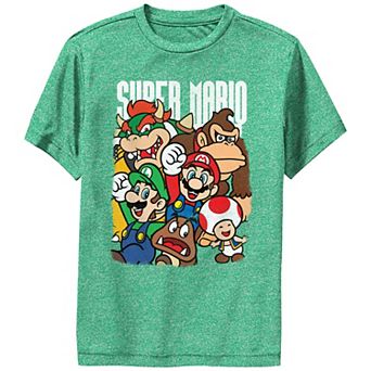 Boys 8-20 Super Mario Bros Group Graphic Tee