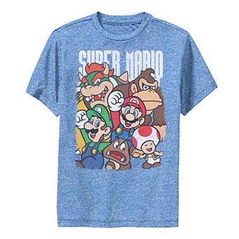 Boys 8-20 Super Mario Bros Group Graphic Tee
