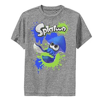 Boys 8-20 Splatoon Blue Squid Graphic Tee