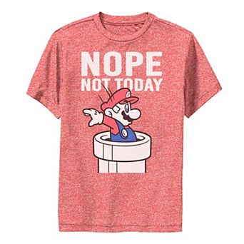Boys 8-20 Super Mario Bros Nope Not Today Graphic Tee