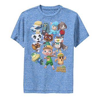Boys 6-20 Animal Crossing Characters Collage Graphic Tee