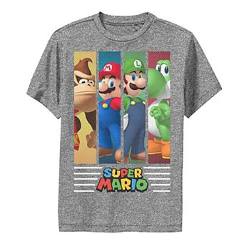 Boys 6-20 Super Mario Bros Group Banners Graphic Tee