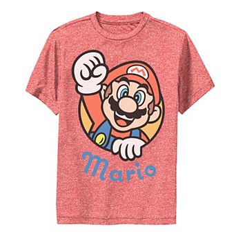 Boys 6-20 Super Mario Bros Happy Badge Graphic Tee