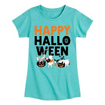 Disney's Winnie The Pooh Girls Happy Halloween Tee