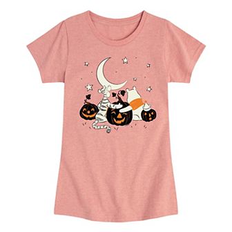 Disney's Winnie The Pooh Girls Tigger Pooh Pumpkins Tee