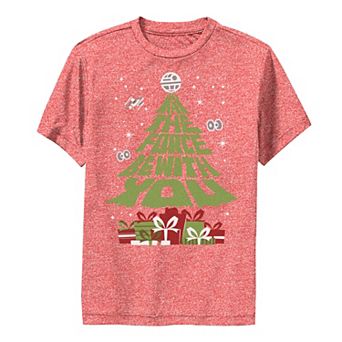 Boys 8-20 Star Wars The Force Christmas Tree Graphic Tee
