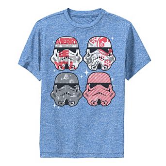 Boys 8-20 Star Wars Storm Troopers Christmas Helmets Graphic Tee