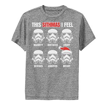 Boys 8-20 Star Wars Sithmas Feelings Graphic Tee