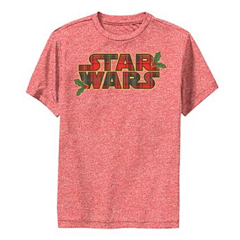 Boys 8-20 Star Wars Christmas Plaid Logo Graphic Tee