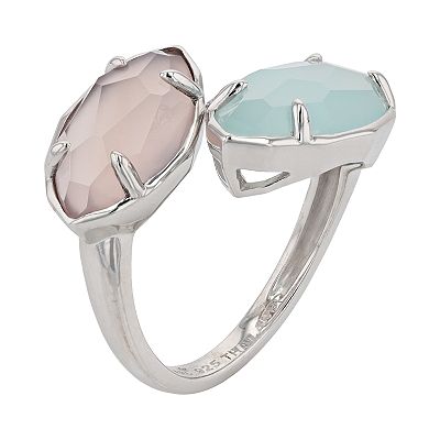 SIRI USA by TJM Sterling Silver Blue Chalcedony & Lavender