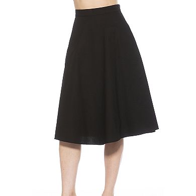 Women's ALEXIA ADMOR Mabel Midi Flared Skirt