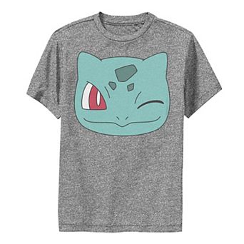 Boy's Pokemon Bulbasaur Winking Face Tee