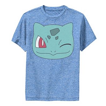Boy's Pokemon Bulbasaur Winking Face Tee