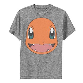 Boy's Pokemon Charmander Smiley Face Tee