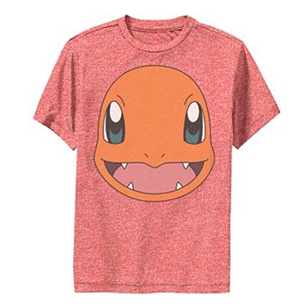Boy's Pokemon Charmander Smiley Face Tee