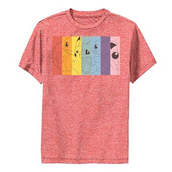 Boys 6-20 Pokemon Rainbow Stripes Tee