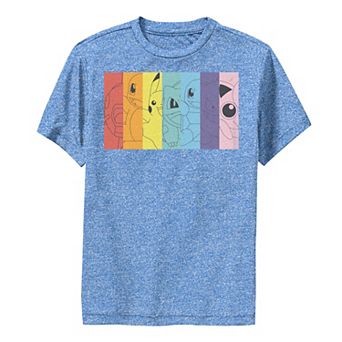 Boys 6-20 Pokemon Rainbow Stripes Tee