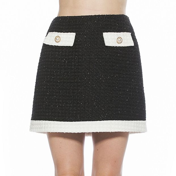 Women s ALEXIA ADMOR Rhea Tweed Mini Skirt