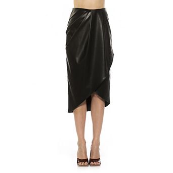 Women's ALEXIA ADMOR Kai Draped Midi Length Skirt