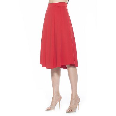 Women's ALEXIA ADMOR Theana Flared Pleated Skirt