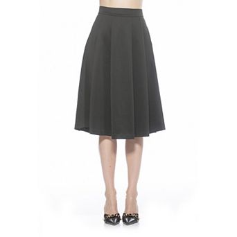 Women's ALEXIA ADMOR Theana Flared Pleated Skirt