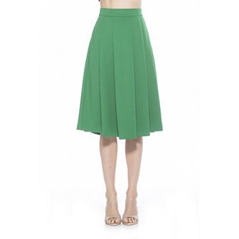 Women's ALEXIA ADMOR Theana Flared Pleated Skirt