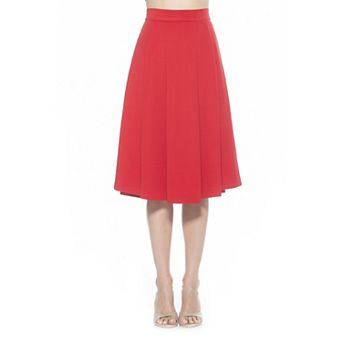 Women's ALEXIA ADMOR Theana Flared Pleated Skirt