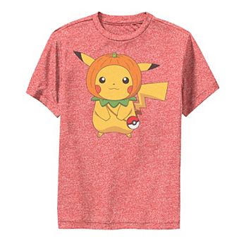 Boys 6-20 Pokemon Pikachu Pumpkin Hat Tee