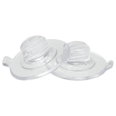 Set of 20 Clear Suction Cup Christmas Light Clips - 1.5"