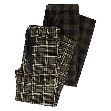 Men's Smith's Workwear 2-Pack Fleece Lounge Pants