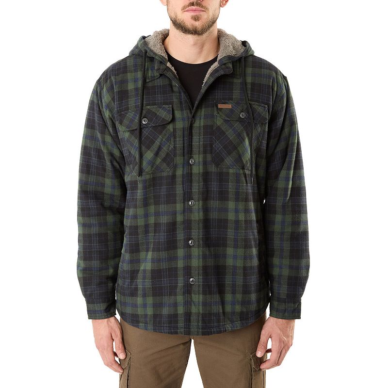 Kohls flannel online hoodie