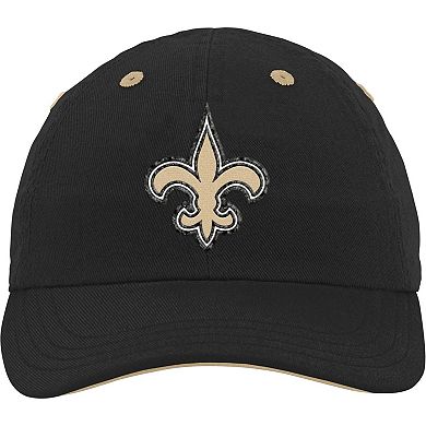 Infant Black New Orleans Saints Team Slouch Flex Hat