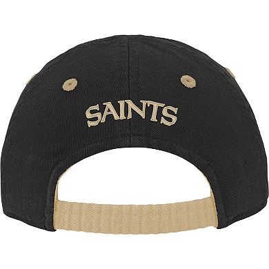 Infant Black New Orleans Saints Team Slouch Flex Hat